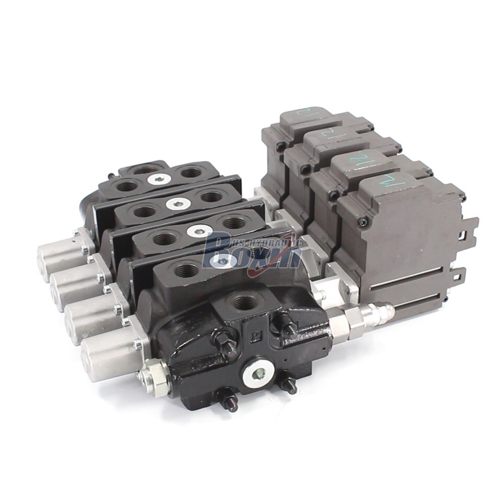 Seeking Global Distributors and Wholesalers for SD8EMA-4OT Electric Motor 4 Spool Sectional Directional Valve main image